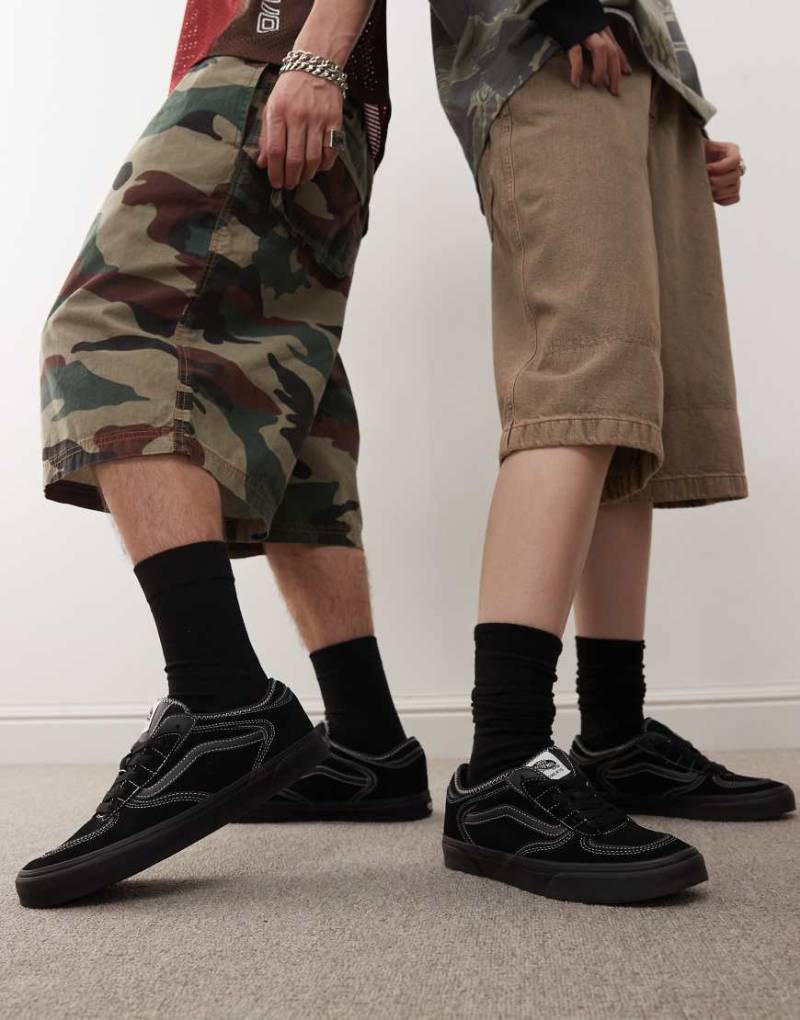 Vans - Rowley - Klassische Sneaker in Schwarz von Vans