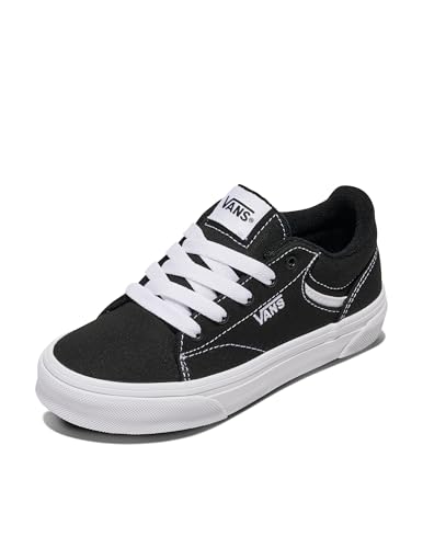 Vans Seldan Unisex Kinder Sneaker, Canvas Black White, 32 EU von Vans