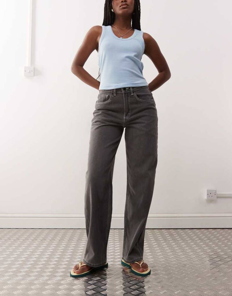 Vans - Sirelle 5 - Bodenlange Hose in Schwarz mit Tasche von Vans