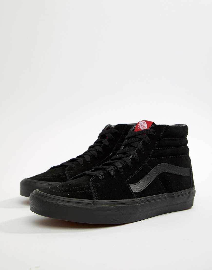 Vans - Sk8-Hi - Wildleder-Sneaker in Schwarz von Vans