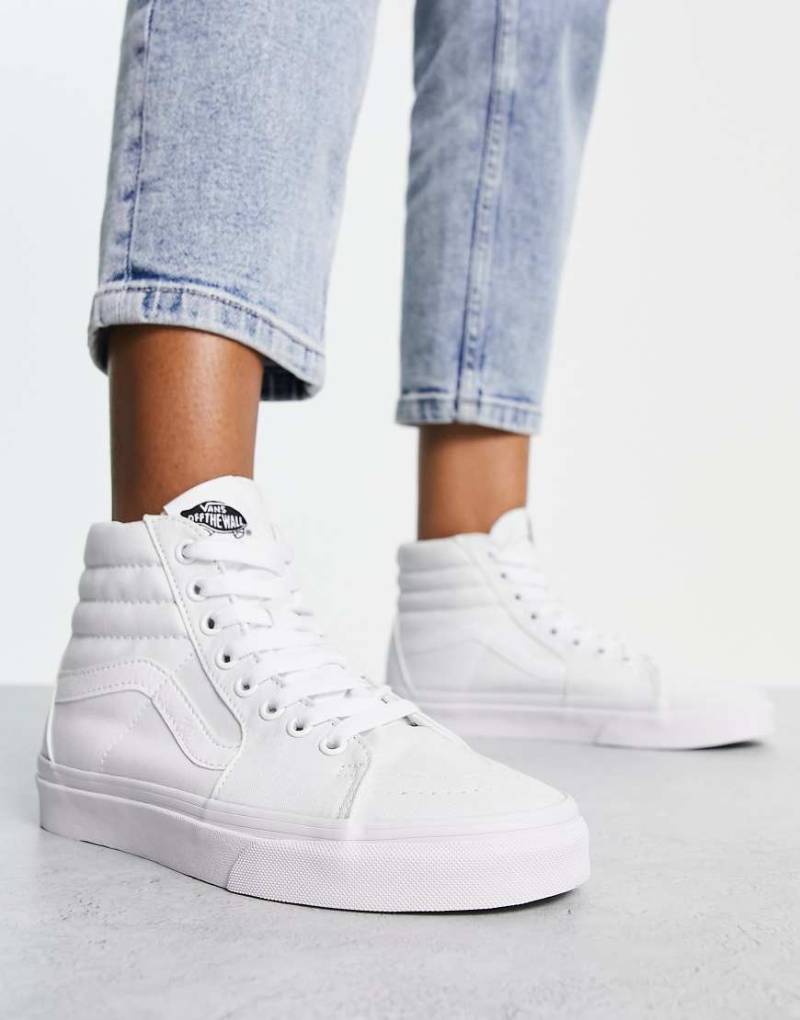 Vans - Sk8 - Knöchelhohe Sneaker in Weiß von Vans