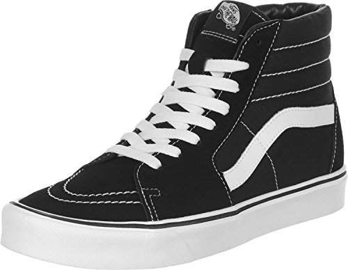 Vans Sk8-hi Lite Plus, Unisex-Erwachsene Hohe Sneakers, Schwarz (Suede/Canvas/Black/White), 40 EU von Vans