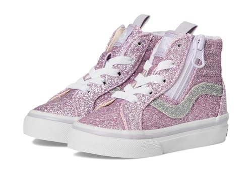 Vans Sk8-hi Reissue Seitlicher Verschluss (Baby/Baby) Kinderschuhe Unisex, Lila Nebel mit Glitzer, 13.5 cm von Vans