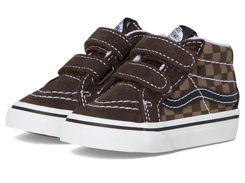 Vans Sk8-mid Reissue V Unisex-Sneaker für Kleinkinder, Braun (Tonal Check Brown), 14.0 cm von Vans