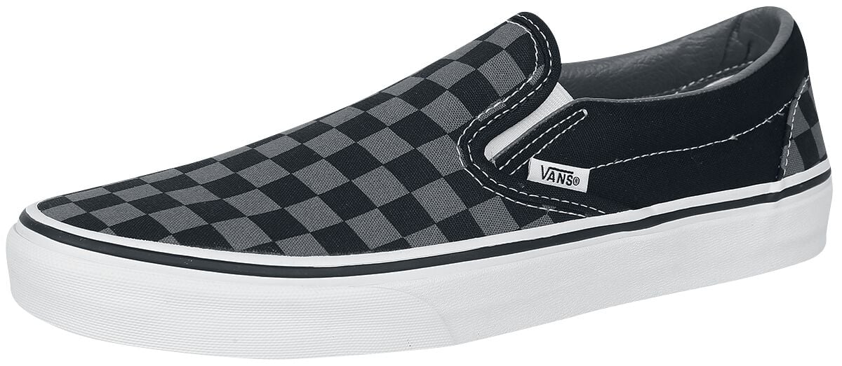 Vans Sneaker - Classic Slip-On Checkerboard - EU41 bis EU47 - für Männer - Größe EU42 - schwarz/grau von Vans