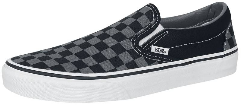 Vans Sneaker - Classic Slip-On Checkerboard - EU41 bis EU47 - für Männer - Größe EU45 - schwarz/grau von Vans