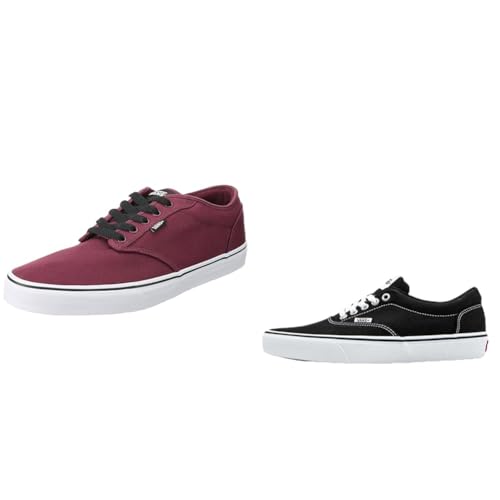 Vans Herren Atwood Sneaker, (Canvas) Oxblood/White, 43 EU Doheny Schwarz ((Canvas) Black/White 187) von Vans