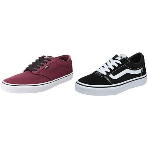 Vans Herren Atwood Sneaker, (Canvas) Oxblood/White, 44 EU Ward (Suede/Canvas) von Vans