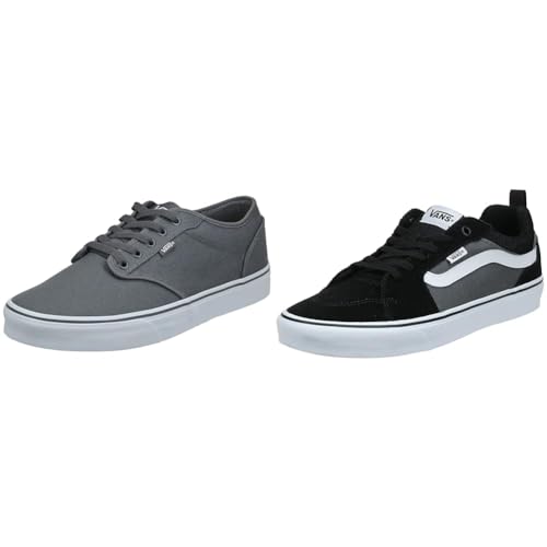 Vans Herren Atwood Sneaker, (Canvas) Pewter/White, 43 EU Doheny Schwarz ((Canvas) Black/White 187), 46 von Vans