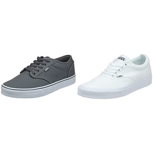 Vans Herren Atwood Sneaker, (Canvas) Pewter/White, 48 EU Ward (Suede/Canvas) 46 von Vans