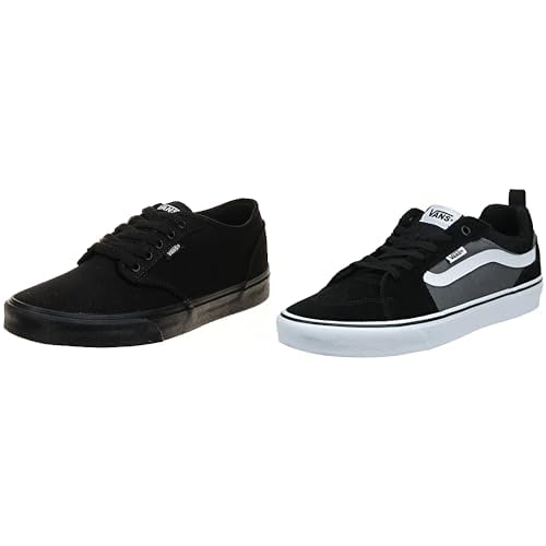 Vans Herren Atwood Sneaker, (Canvas) 42 EU Filmore Schwarz ((Suede Canvas) Black/Pewter T2J) von Vans