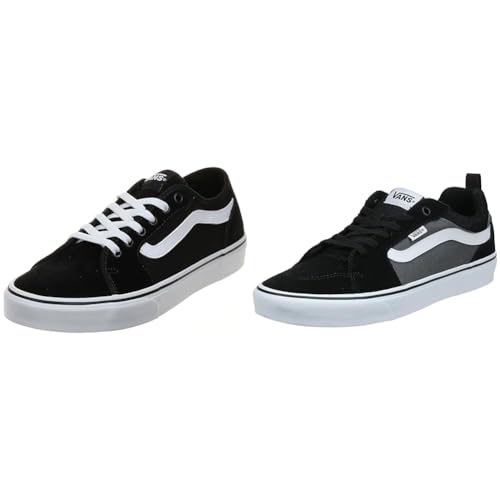 Vans Herren Filmore Sneaker, Schwarz ((Suede Canvas) Black/Pewter T2J), 42 EU Decon (Suede/Canvas) Blk/White, von Vans