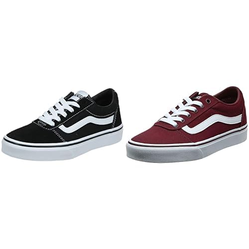 Vans Herren Ward Sneaker, (Suede/Canvas) 39 EU Damen Canvas Rot ((Canvas) Burgundy Olq) von Vans