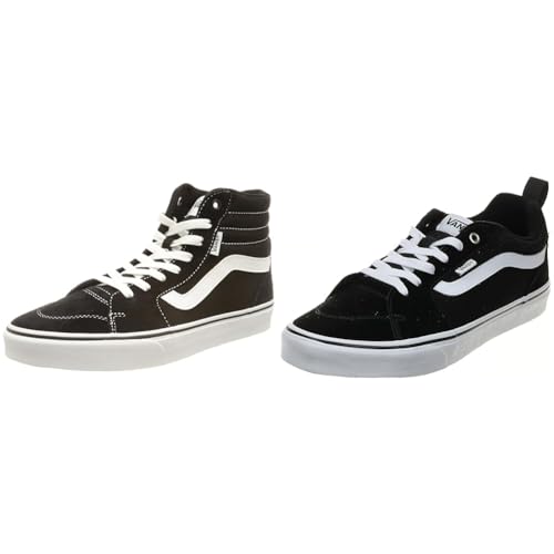 Vans Herren Filmore Sneaker, Schwarz (Suede/Canvas), 41 EU Ward (Checkered) Black/True White, 42 von Vans