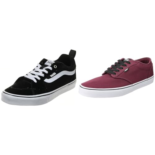 Vans Herren Filmore Sneaker, Schwarz (Suede/Canvas), 45 EU Atwood (Canvas) Oxblood/White, von Vans