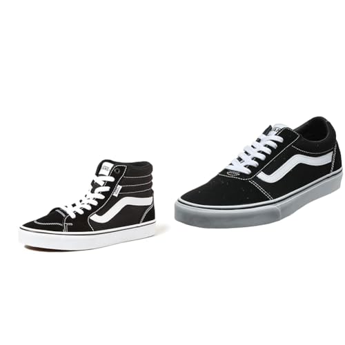 Vans Damen Ward Sneaker, (Suede/Canvas) 38.5 EU Doheny Schwarz ((Canvas) Black/Black 186), 38 von Vans