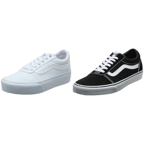 Vans Sneaker Weiß Canvas White 0rg 38 EU + Sneaker Suede Canvas Black White Iju 38 EU von Vans