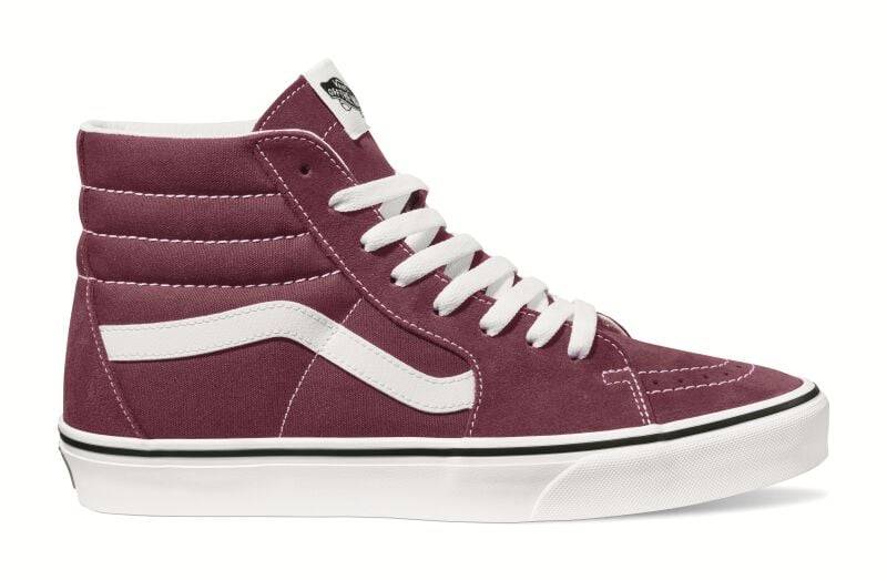 Vans Sneaker high - SkK8-Hi Color Theory - EU43 bis EU47 - für Männer - Größe EU47 - weinrot von Vans