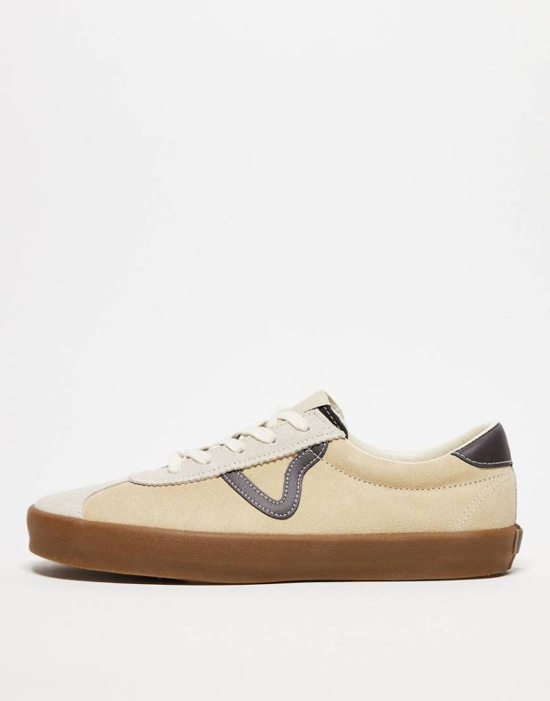 Vans - Sport Low - Sneaker in Hellbraun mit Gummisohle von Vans