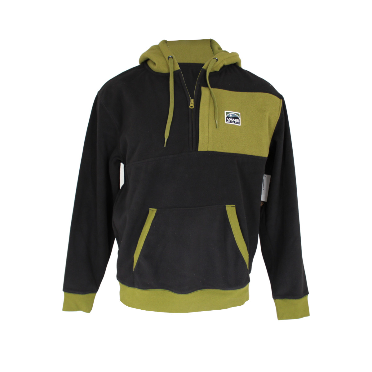 Vans Street Outdoor Fleece Kapuzenpullover Pullover Hoodie Schwarz Olive Grün Vans Street Outdoor Fleece Kapuzenpullover Pullover Hoodie Schwarz Olive Grün von Vans