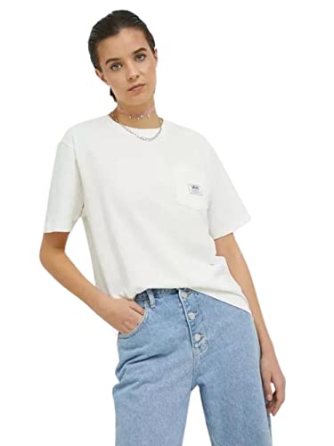 Vans T-Shirt Damen Farbe Marshmallow Modell VN0A5I8FFS81, Marshmallow, Medium von Vans