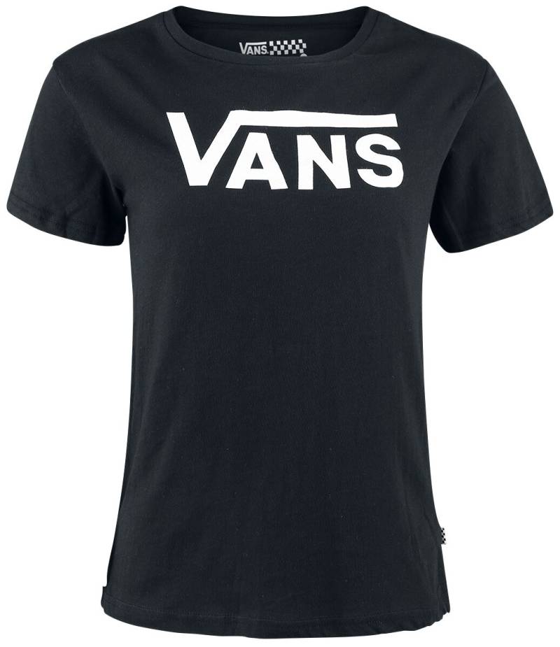 Vans T-Shirt - Flying V Crew - XS bis XL - für Damen - Größe M - schwarz von Vans