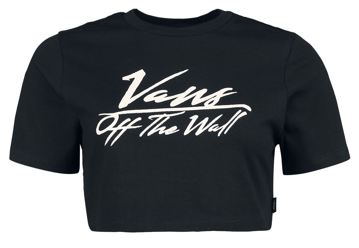 Vans T-Shirt - Go Anywhere Crew Crop II - XS bis XL - für Damen - Größe XL - schwarz von Vans