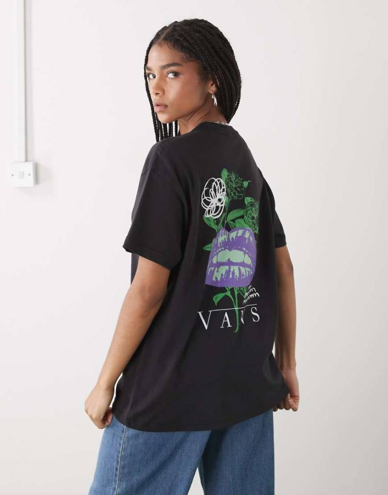 Vans - Talk Talk - Oversize-T-Shirt in Schwarz von Vans