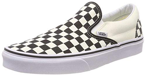 Vans Damen Ua Classic slip-on Low Top, Schwarz Black And White Checker White, 43 EU von Vans