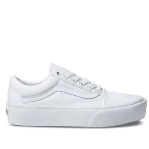 Vans UA Old Skool Platform, True White/Black, VN0A3B3U42B1, 46 EU von Vans