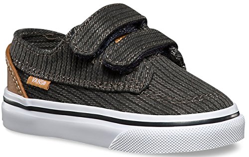 Vans Unisex Baby Brigata V Sneaker, Schwarz (Washed Herringbone/Jet Black) von Vans