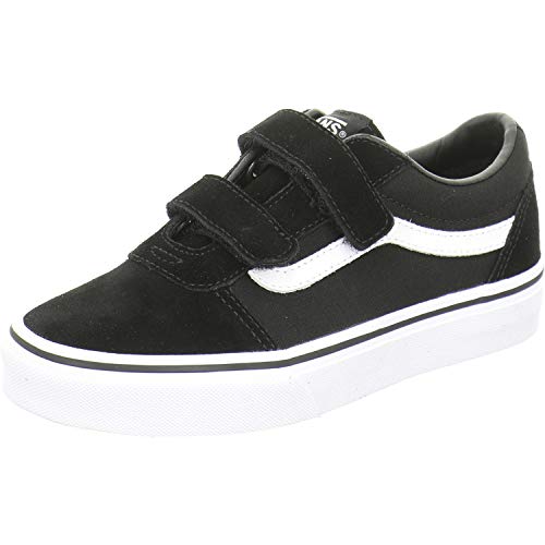 Vans Unisex Baby Ward Sneaker, Schwarz ((Suede/Canvas) Black/White Iju), 22 EU von Vans