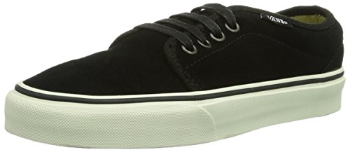 Vans U 106 Vulcanized (Suede) Black/M, Unisex-Erwachsene Sneakers, Schwarz ((Suede) Black/M/EMI), 36 EU (3.5 Erwachsene UK) von Vans
