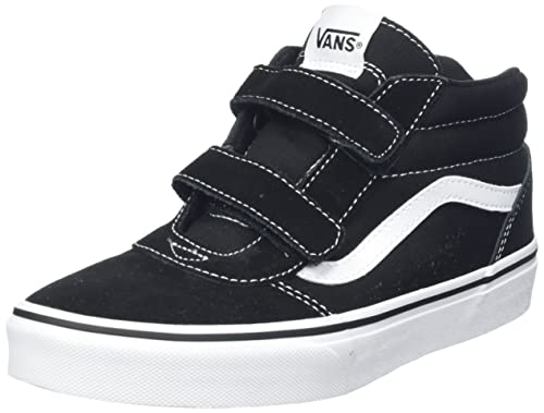 Vans Unisex Jungen Ward Mid V Sneaker, (Suede/Canvas) Black/White, 27 EU von Vans