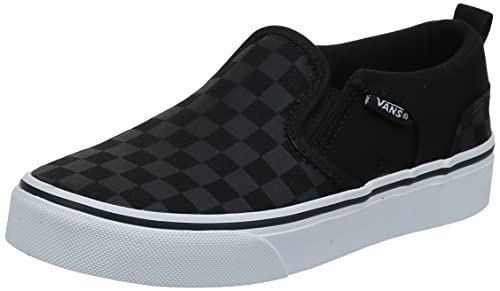 Vans Asher, Jungen Sneaker, Schwarz (Checker) von Vans