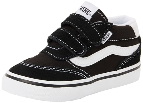 Vans Unisex Kinder Brooklyn Mid V Sneaker, schwarz/weiß von Vans