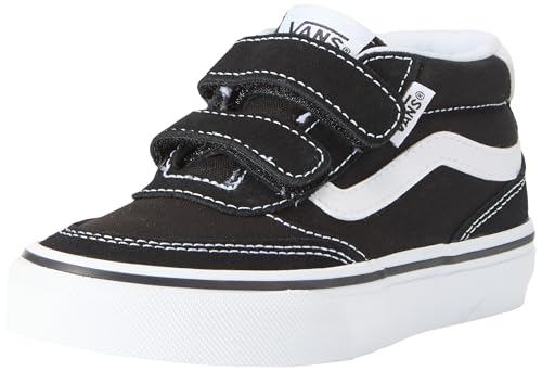 Vans Unisex Kinder Brooklyn Mid V Sneaker, schwarz/weiß von Vans