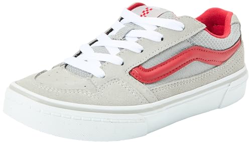 Vans Unisex Kinder Caldrone Sneaker, Suede Mesh Charcoal Red, 34.5 EU von Vans