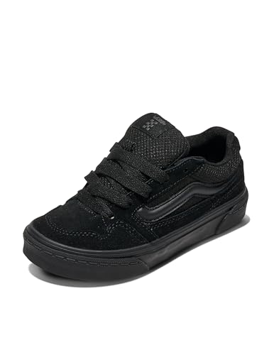 Vans Unisex Kinder Caldrone Sneaker, Wildleder Mesh Schwarz Schwarz, 36.5 EU von Vans