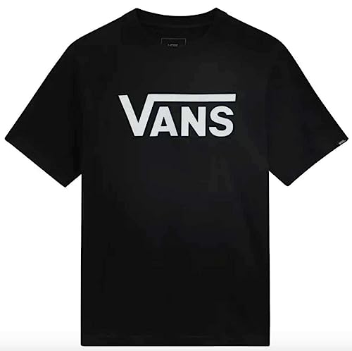 Vans Unisex-Kinder Classic T-Shirt, Black-White, M von Vans