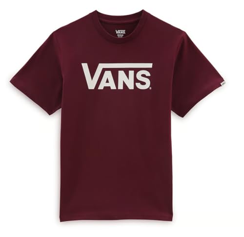 Vans Unisex-Kinder Classic T-Shirt, Burgundy-Grey, von Vans