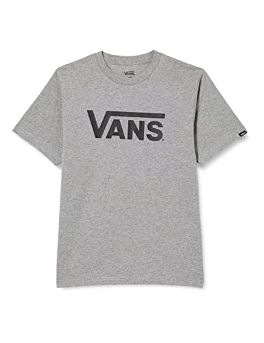 Vans Unisex-Kinder Classic T-Shirt, Grey Heather-Black, 8-10 Years von Vans