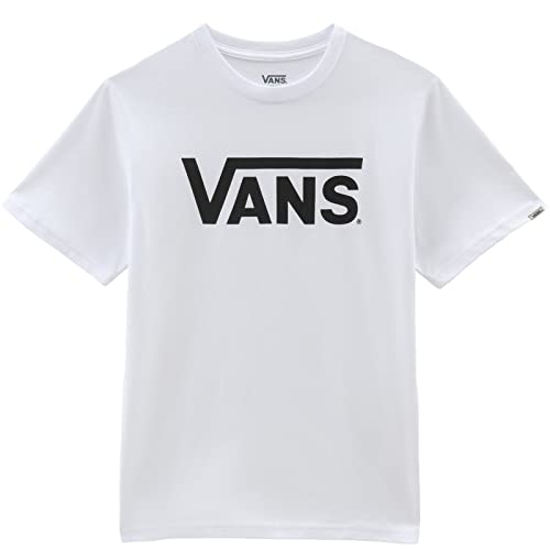Vans Unisex-Kinder Classic T-Shirt, White-Black, L von Vans