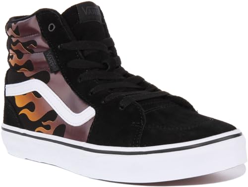Vans Unisex Kinder Filmore Hi Sneaker, Faded Flame Black, 37 EU von Vans