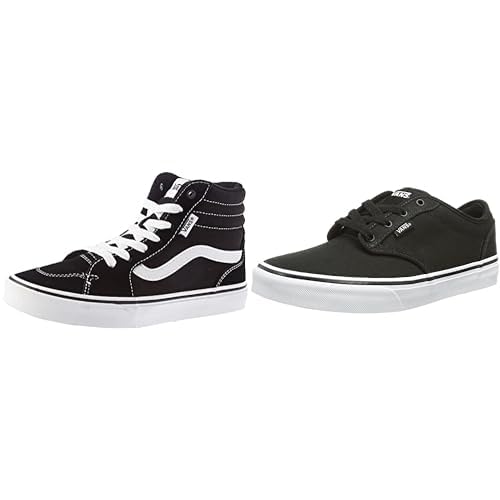 Vans Unisex Kinder Filmore Hi Suede/Canvas Sneaker, Suede Canvas Black White, 39 EU Damen Ward Platform (Canvas) 40.5 von Vans