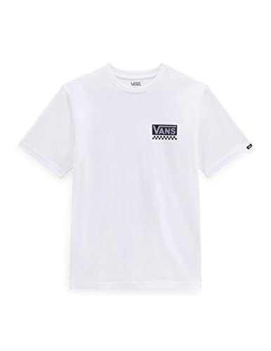 Vans Unisex-Kinder Global Stack T-Shirt, White, 10-12 Years von Vans