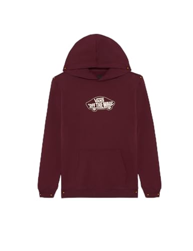 Vans Unisex-Kinder Off The Wall Board Pullover-B Hooded Sweatshirt, Red, 8-10 Years von Vans