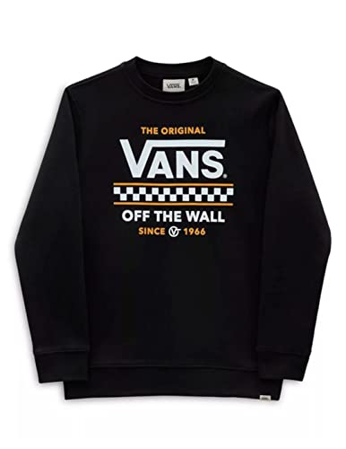 Vans Unisex-Kinder Stackton Crew Sweatshirt, Black, XL von Vans