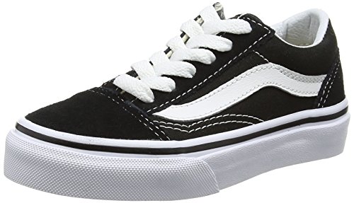 Vans Unisex Old Skool Sneaker, Schwarz (Black/True White 6bt), 33 EU von Vans