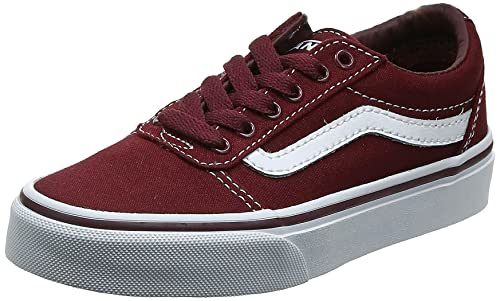 Vans Unisex-Kinder Ward Canvas Sneaker, Rot (Leinwand) Port Royale / Weiß 8j7), 28 EU von Vans